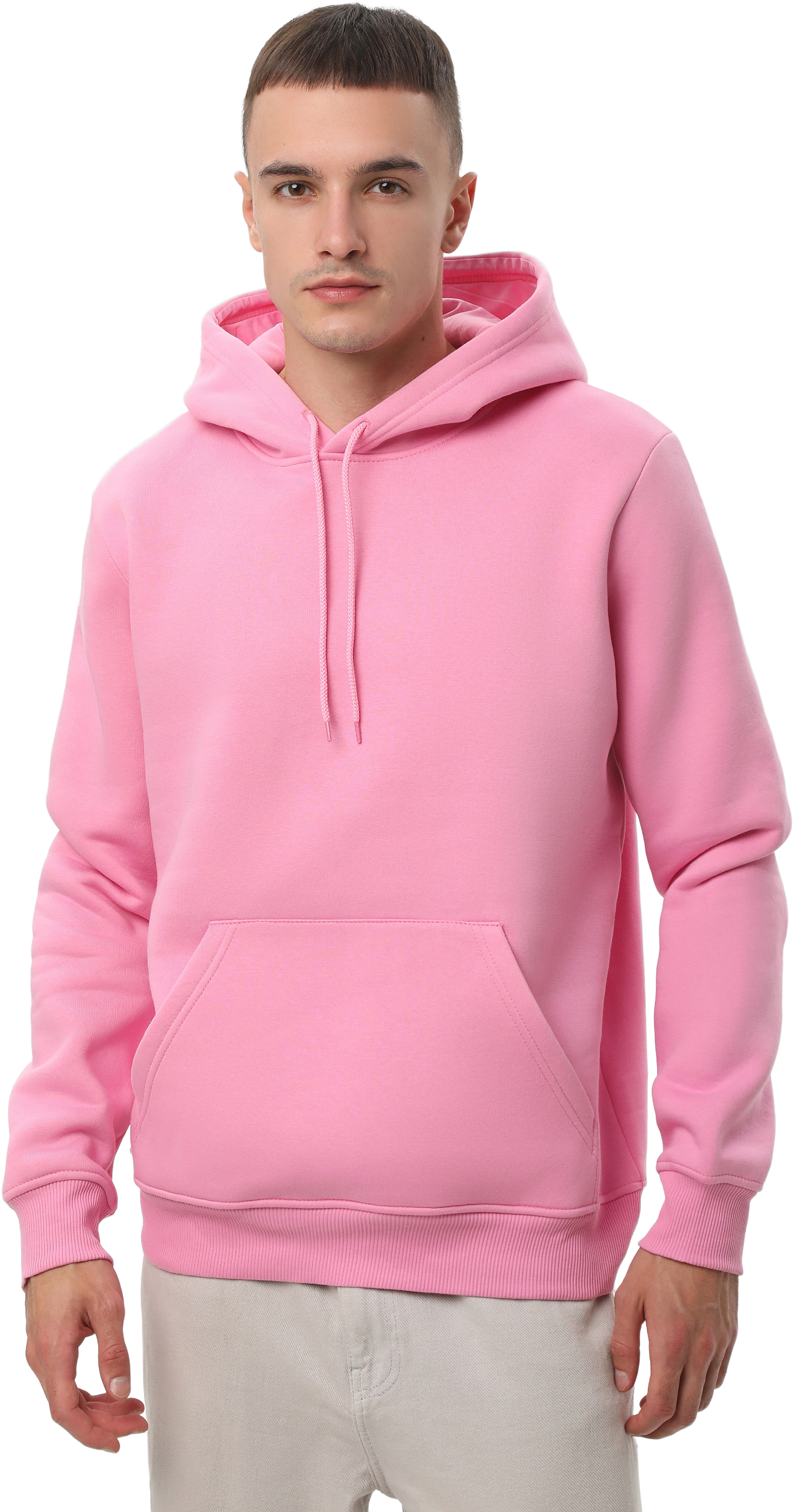 Набор худи утепленных мужских RAY Basic U0401M 3XL 2шт розовый/черный фото 7