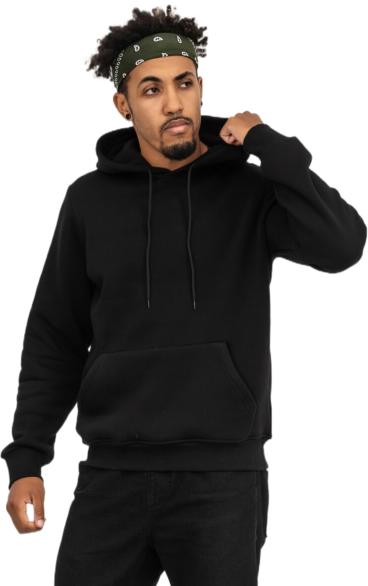 Набор худи утепленных мужских RAY Basic U0401M 3XL 2шт розовый/черный фото 2