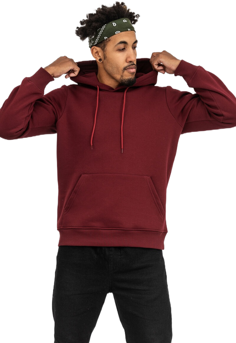 Набор худи утепленных мужских RAY Basic U0401M XS 2шт бордовый/темно-серый фото 2