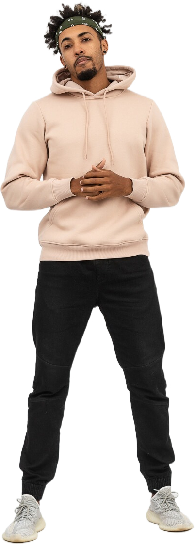 Набор худи утепленных мужских RAY Basic U0401M XS 2шт бежевый/темно-серый фото 5