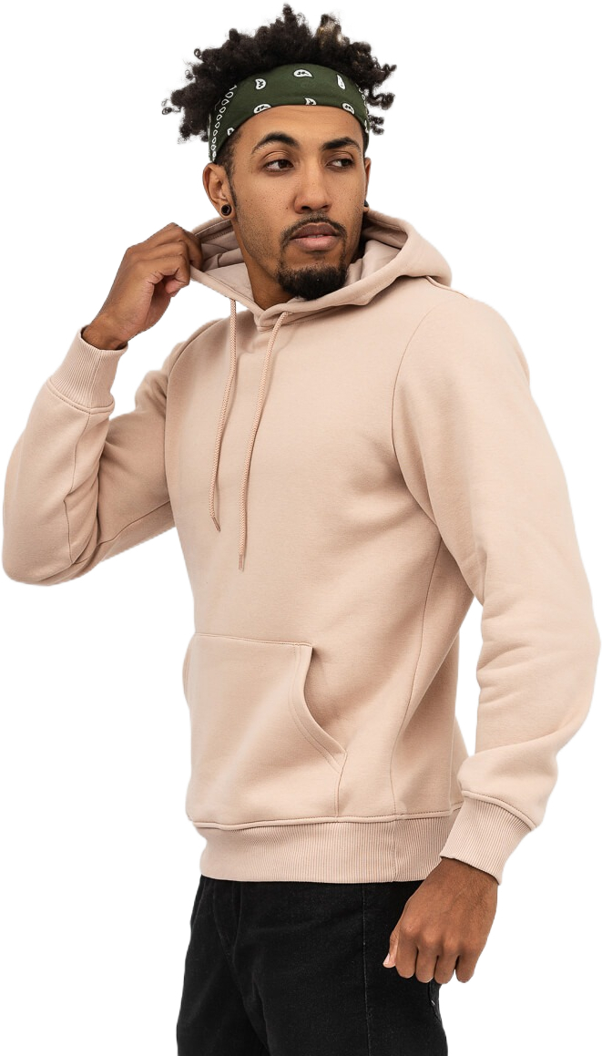 Набор худи утепленных мужских RAY Basic U0401M XS 2шт бежевый/темно-серый фото 4