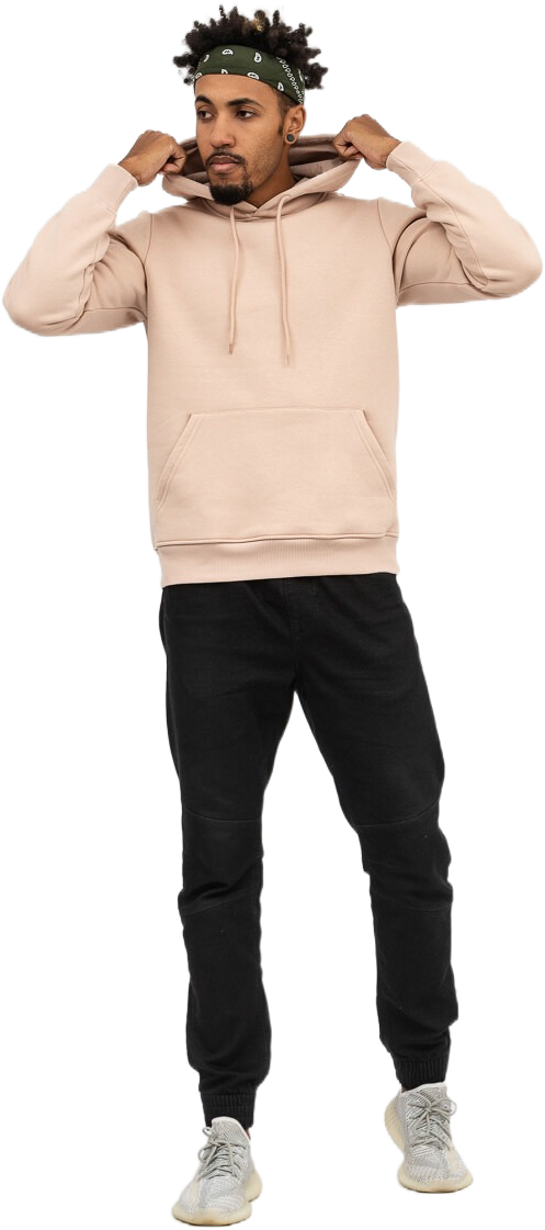 Набор худи утепленных мужских RAY Basic U0401M L 3шт бежевый/темно-серый/темно-синий фото 6