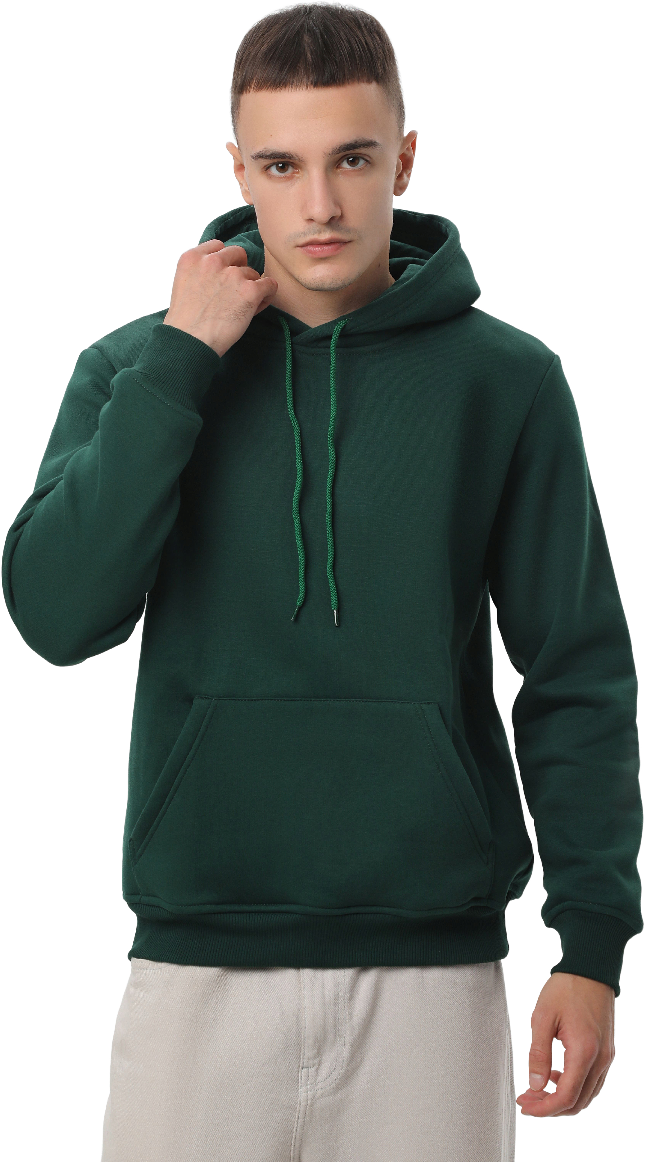 Набор худи утепленных мужских RAY Basic U0401M XS 2шт зеленый/темно-синий фото 5