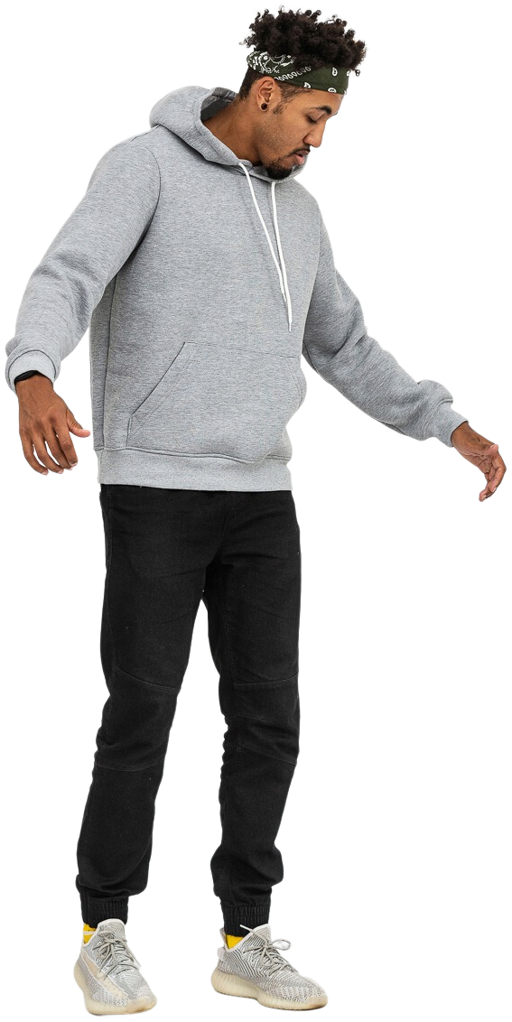 Набор худи утепленных мужских RAY Basic U0401M M 3шт темно-синий/серый/черный фото 9