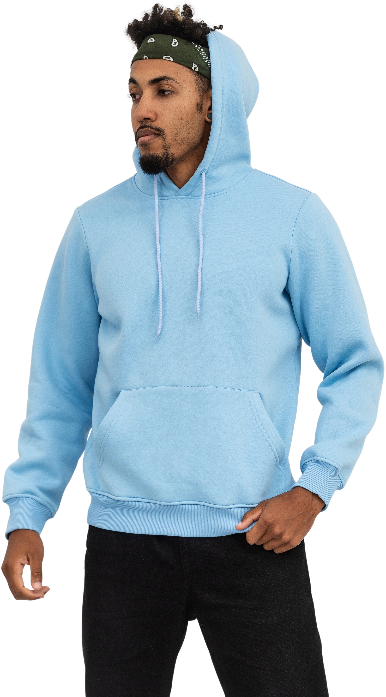 Набор худи утепленных мужских RAY Basic U0401M M 2шт голубой/темно-серый фото 5