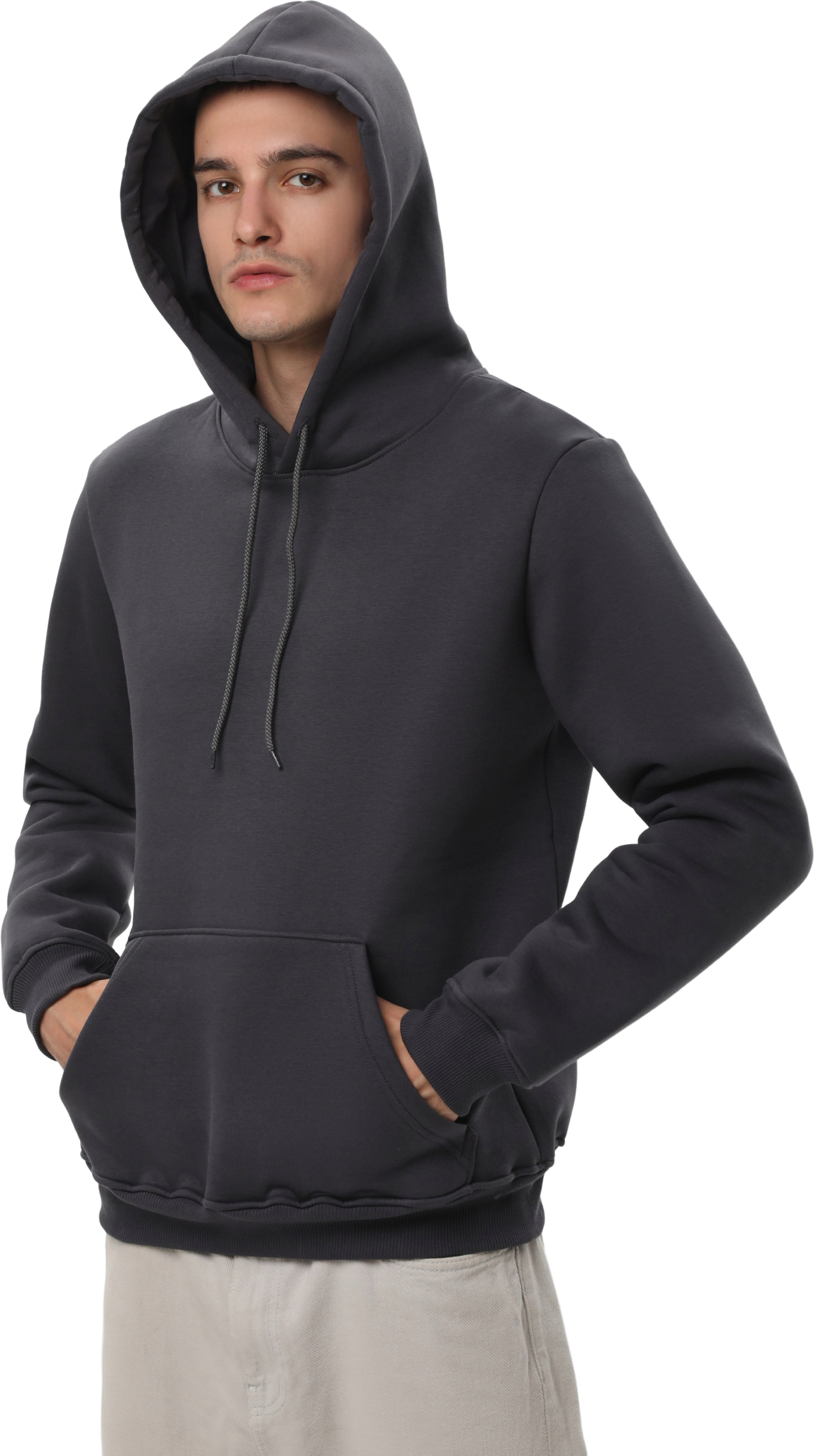 Набор худи утепленных мужских RAY Basic U0401M M 2шт голубой/темно-серый фото 9