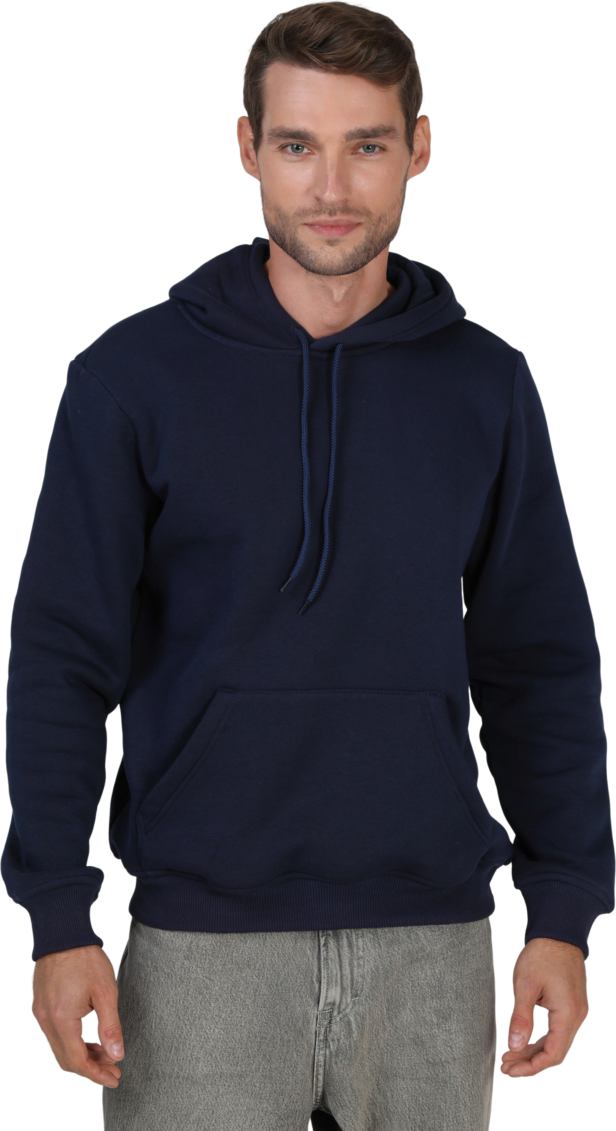 Набор худи утепленных мужских RAY Basic U0401M XS 3шт белый/темно-синий/темно-серый фото 7