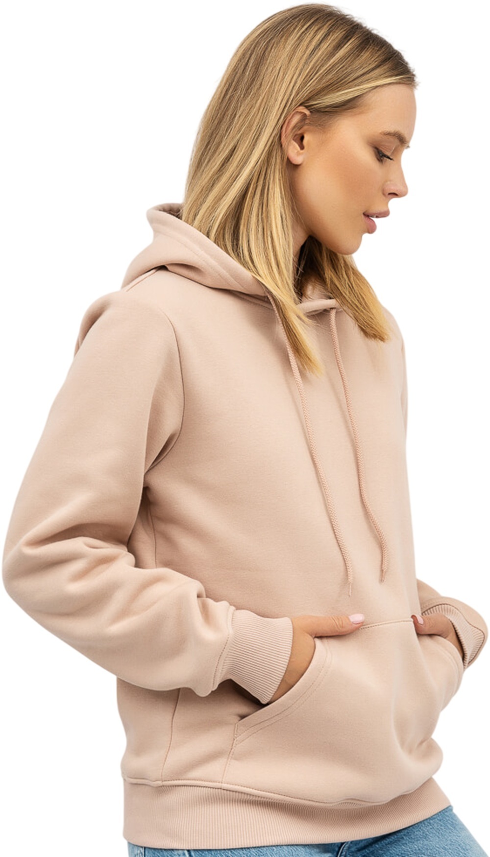 Набор худи утепленных женских RAY Basic U0401W XS 2шт бежевый/темно-серый фото 4