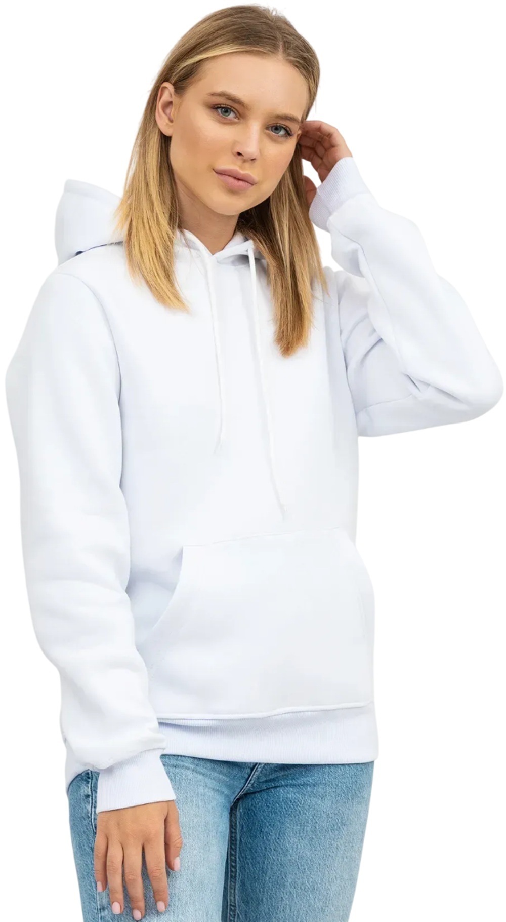 Набір худі утеплених жіночих RAY Basic U0401W XS 2шт білий/блакитнийфото2