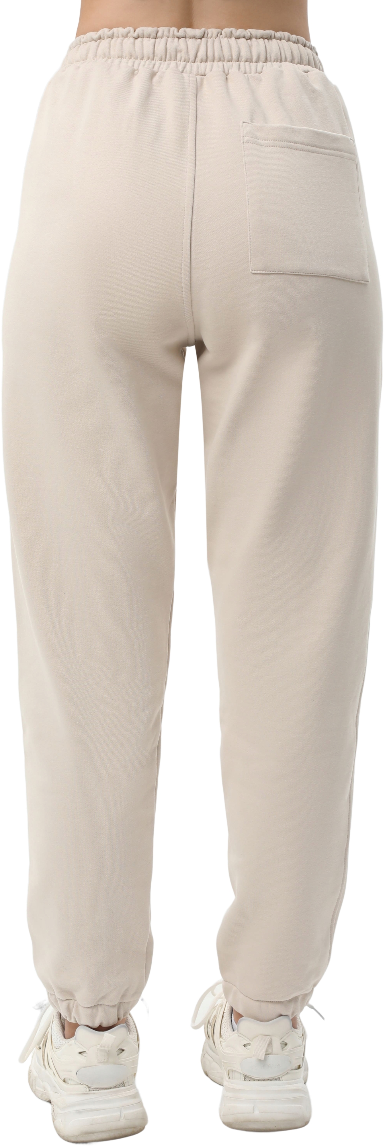 Набір спортивних штанів жіночих базових RAY Premium loose U0909W XL 2шт бежевий/темно-синійфото