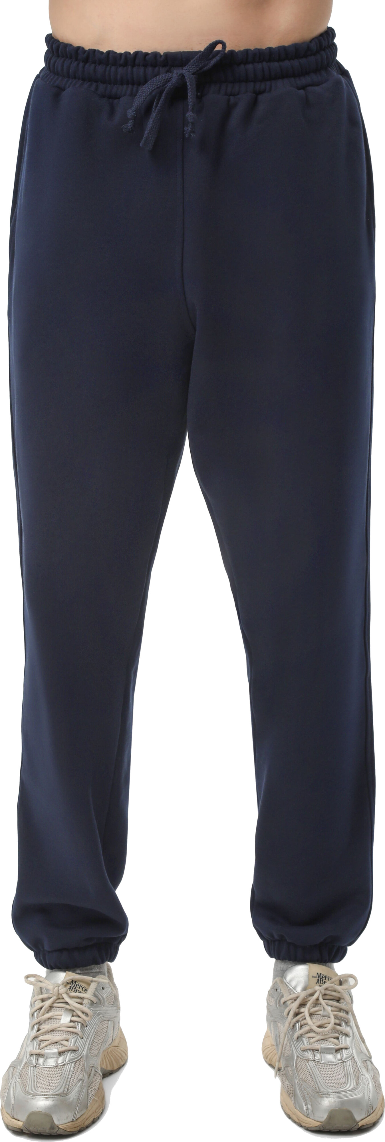 Набір спортивних штанів чоловічих базових RAY Premium loose U0909M L 2шт темно-сірий/темно-синійфото