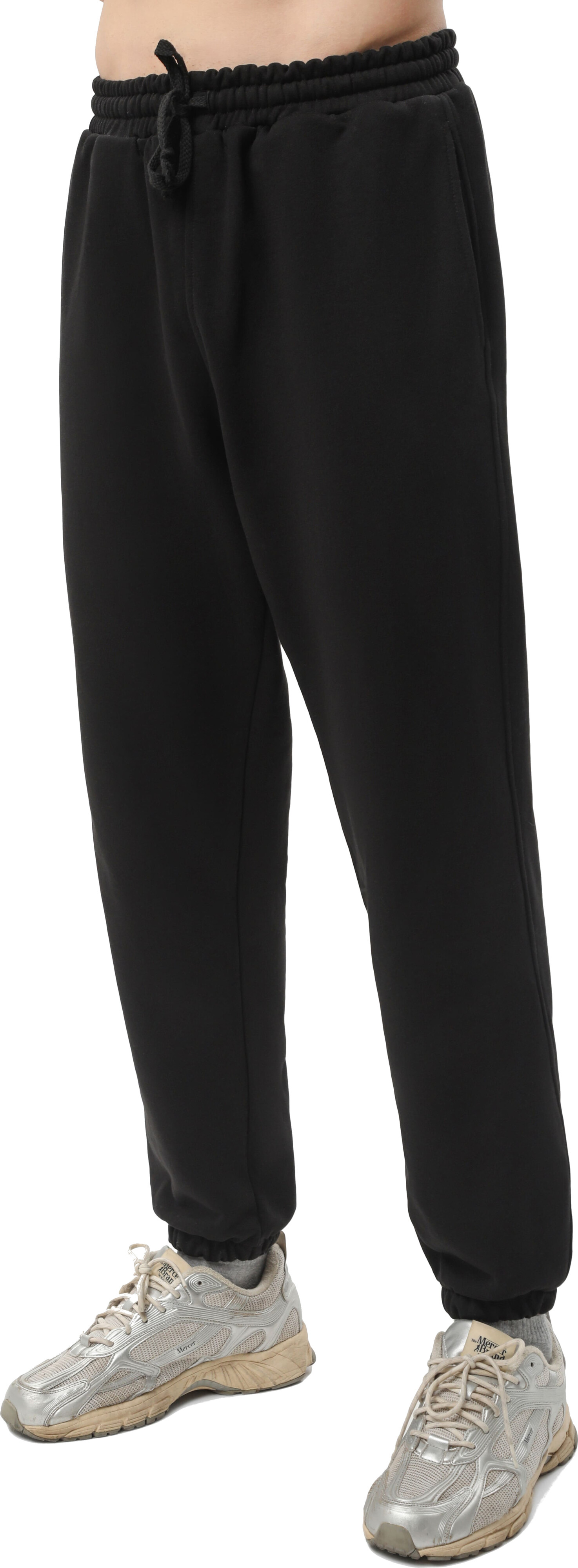 Набір спортивних штанів чоловічих базових RAY Premium loose U0909M 2XL 2шт чорнийфото