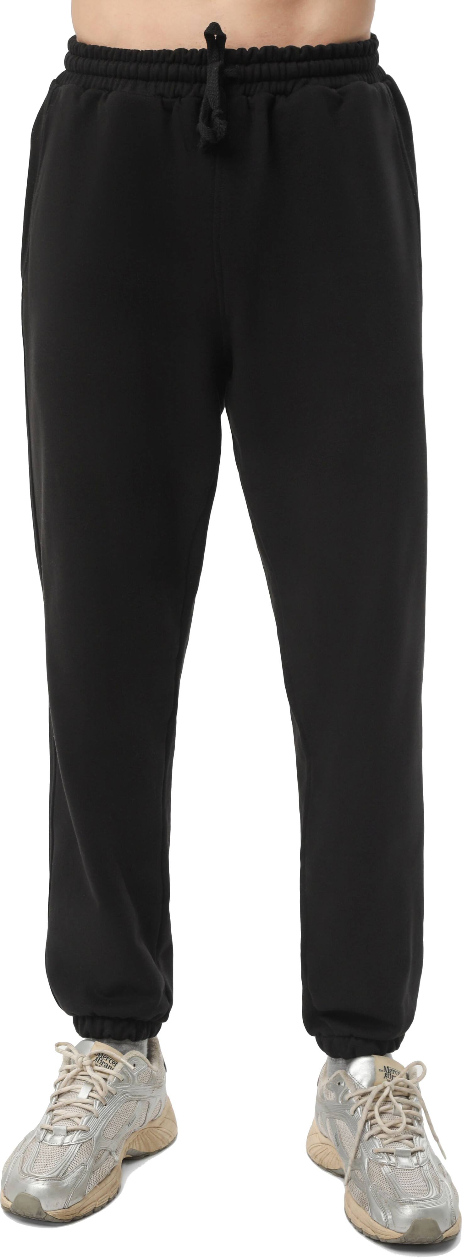 Набір спортивних штанів чоловічих базових RAY Premium loose U0909M 2XL 2шт чорнийфото