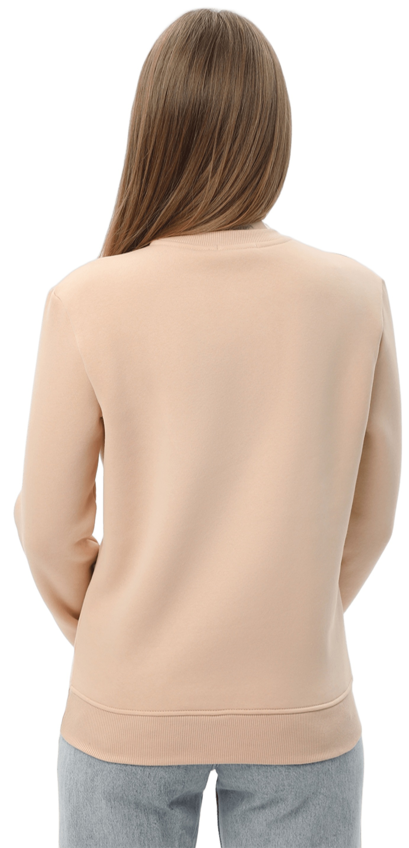 Свитшот утепленный женский базовый RAY Basic U0301W XS бежевый фото 2