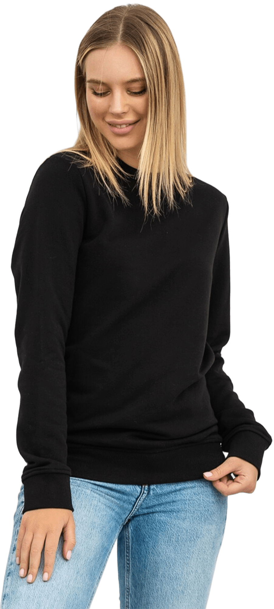 Свитшот женский RAY Basic U0302W L черный фото 4