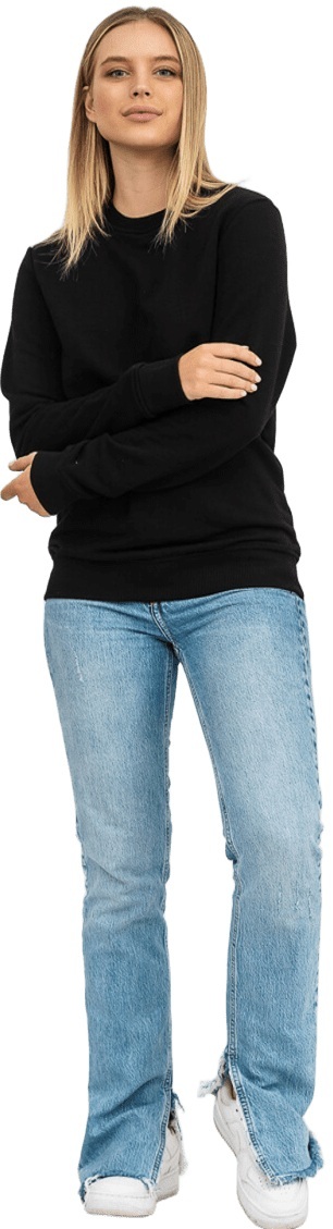 Свитшот утепленный женский RAY Basic U0301W 5XL черный фото 5