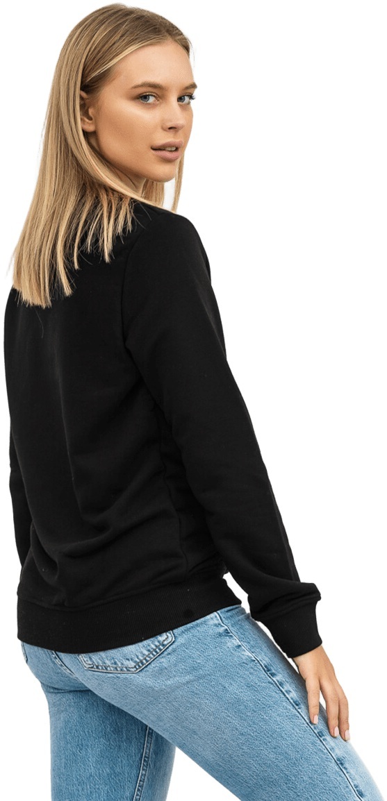 Свитшот утепленный женский RAY Basic U0301W 5XL черный фото 3