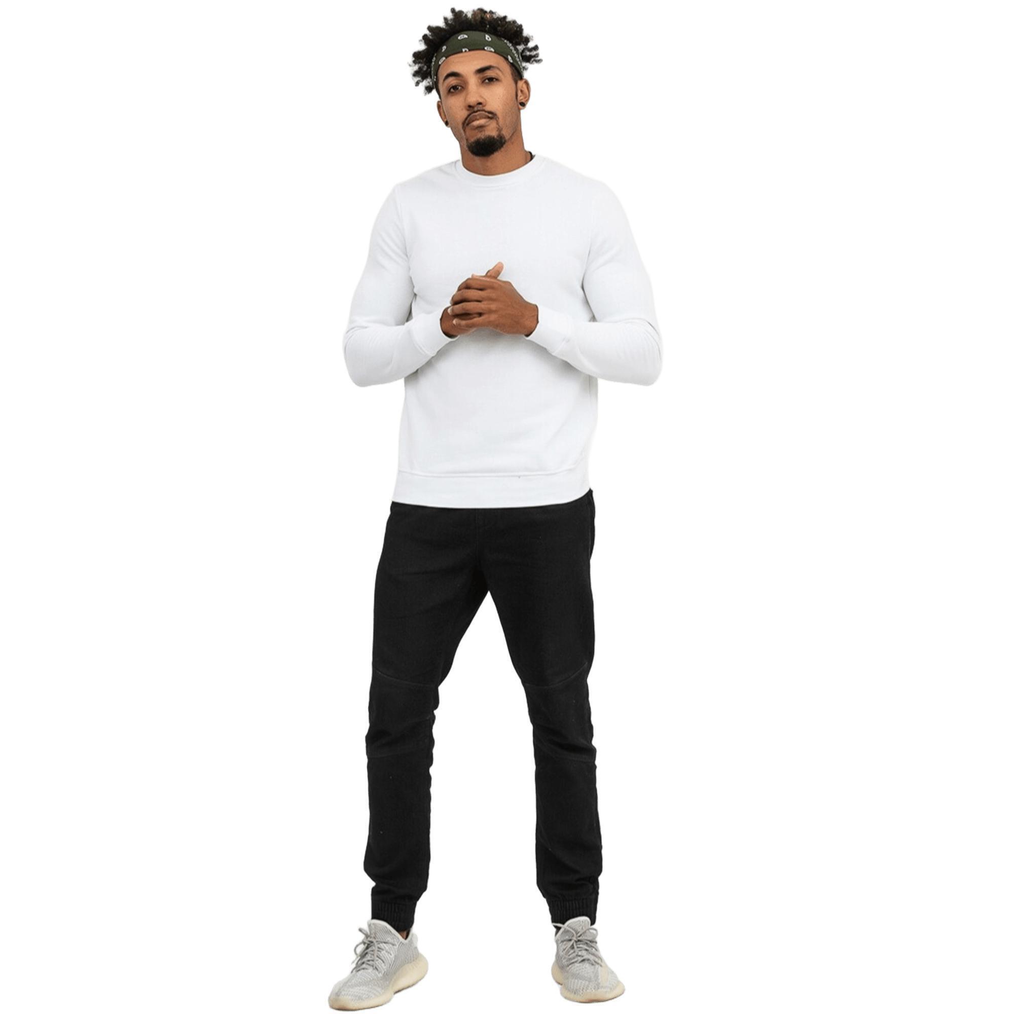 Свитшот утепленный мужской RAY Basic U0301M XS белый фото 4