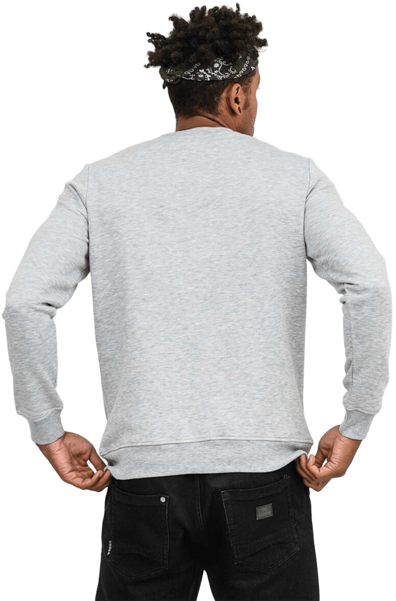 Свитшот утепленный мужской RAY Basic U0301M 2XL серый меланж фото 2