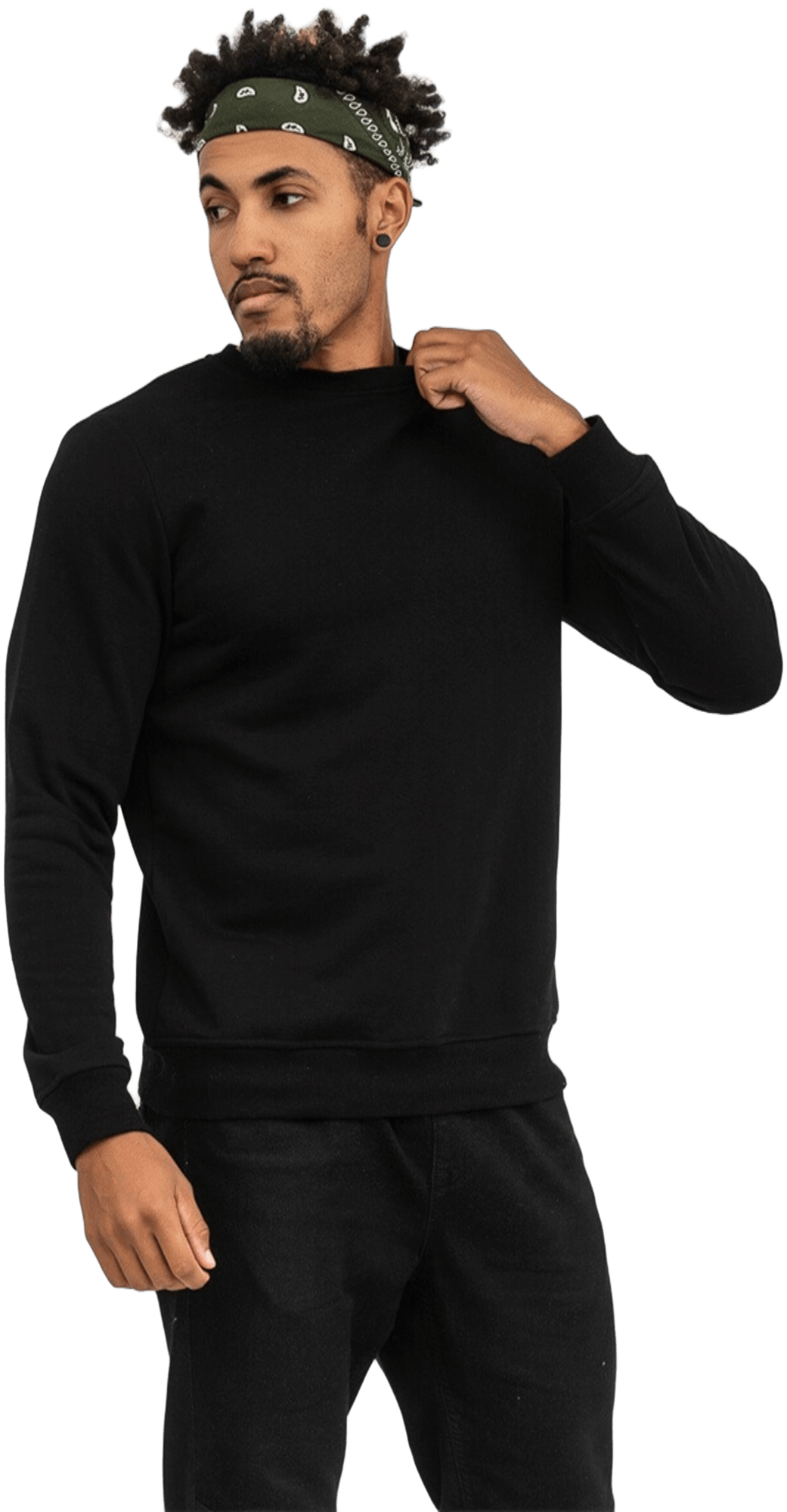 Свитшот мужской RAY Basic U0302M L черный фото 5