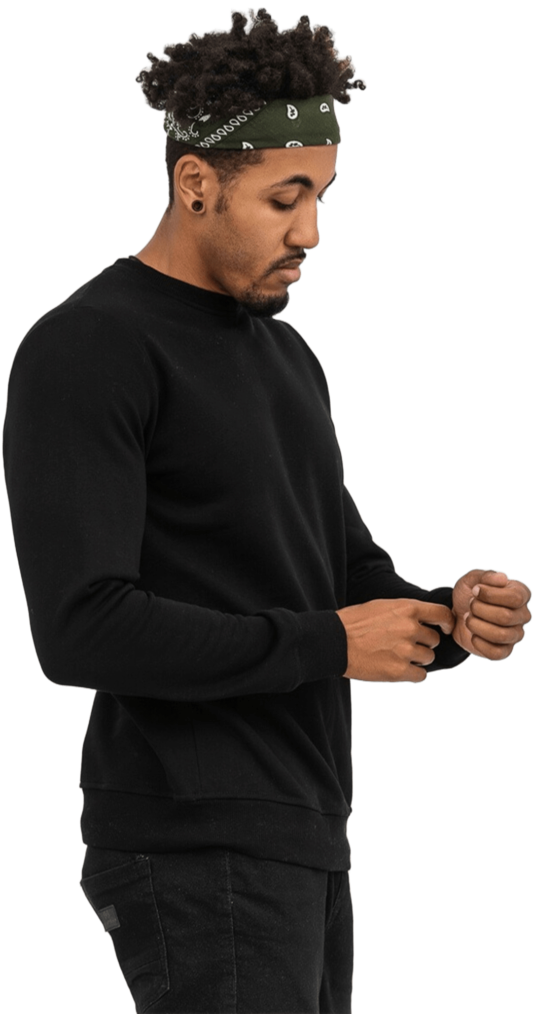 Свитшот мужской RAY Basic U0302M L черный фото 4