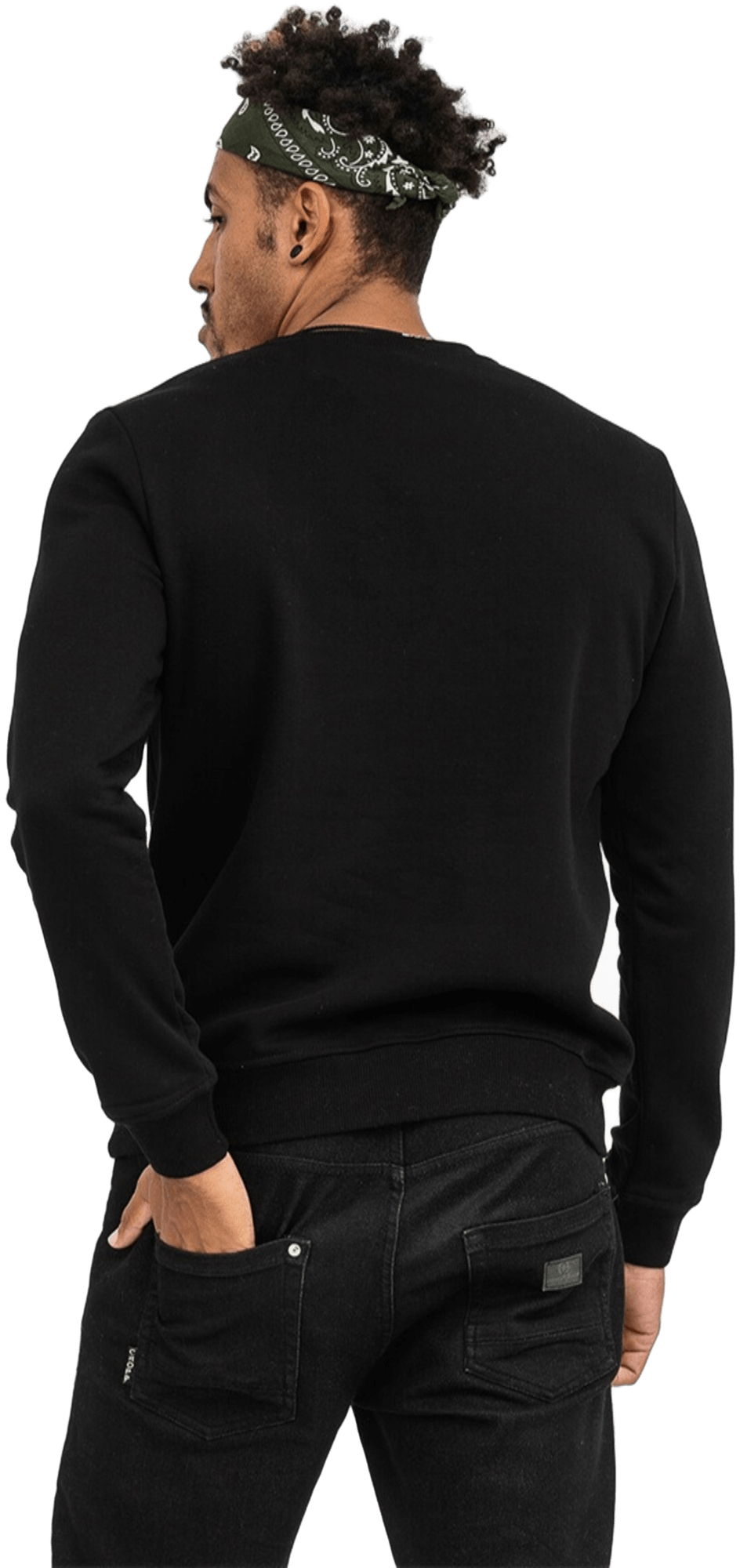 Свитшот утепленный мужской RAY Basic U0301M 5XL черный фото 2