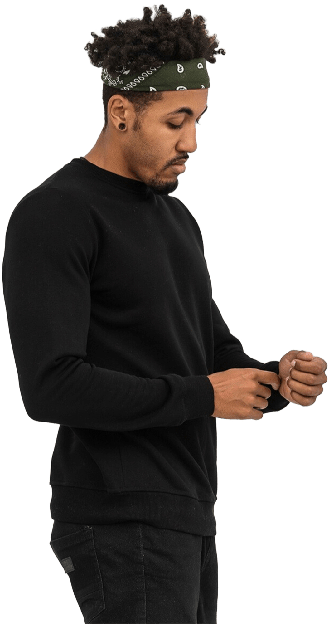 Свитшот утепленный мужской RAY Basic U0301M 5XL черный фото 4