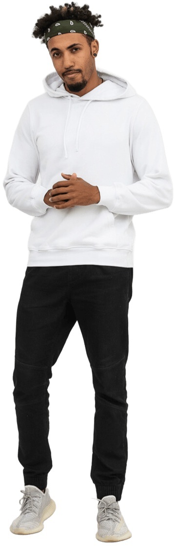 Худи утепленное мужское RAY Basic U0401M XS белый фото 4