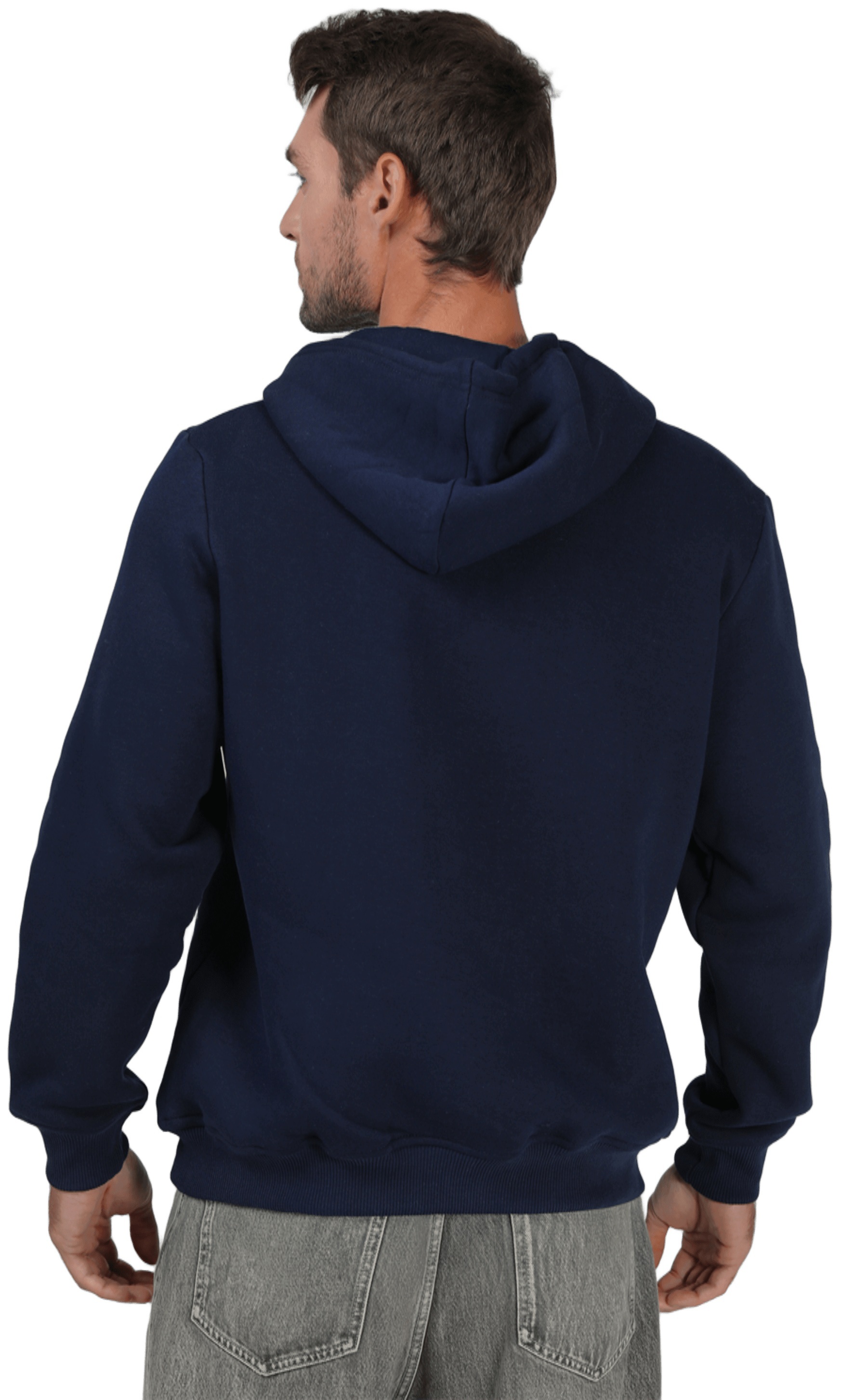 Худи утепленное мужское RAY Basic U0401M M темно-синий фото 2