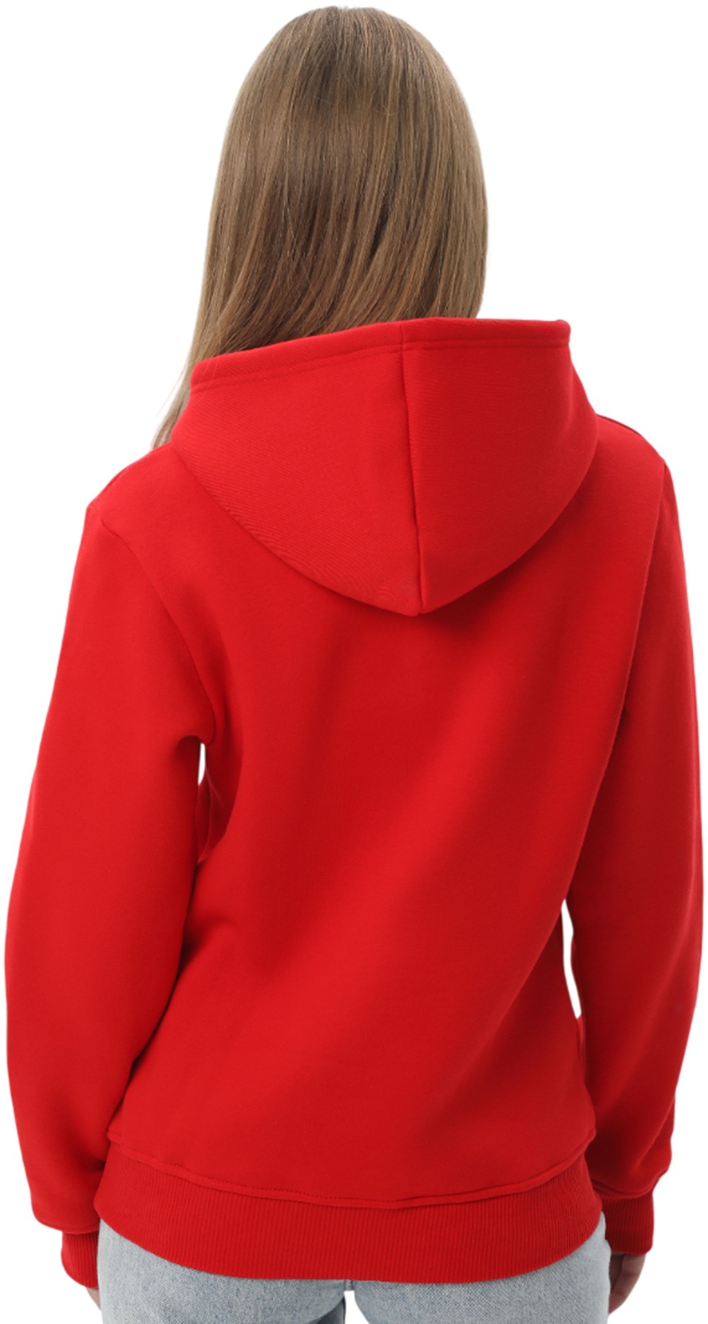 Худи утепленное женское RAY Basic U0401W S красное фото 2