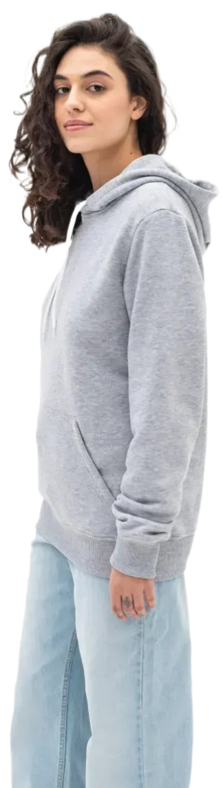 Худи женское RAY Basic U0402W XS серый меланж фото 3