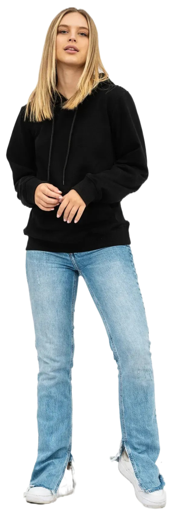 Худи женское RAY Basic U0402W 5XL черный фото 4