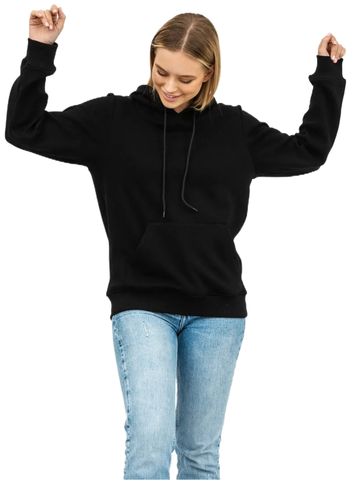 Худи женское RAY Basic U0402W 5XL черный фото 5