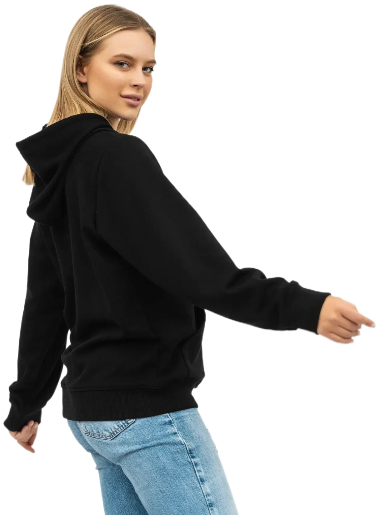 Худи женское RAY Basic U0402W 5XL черный фото 3