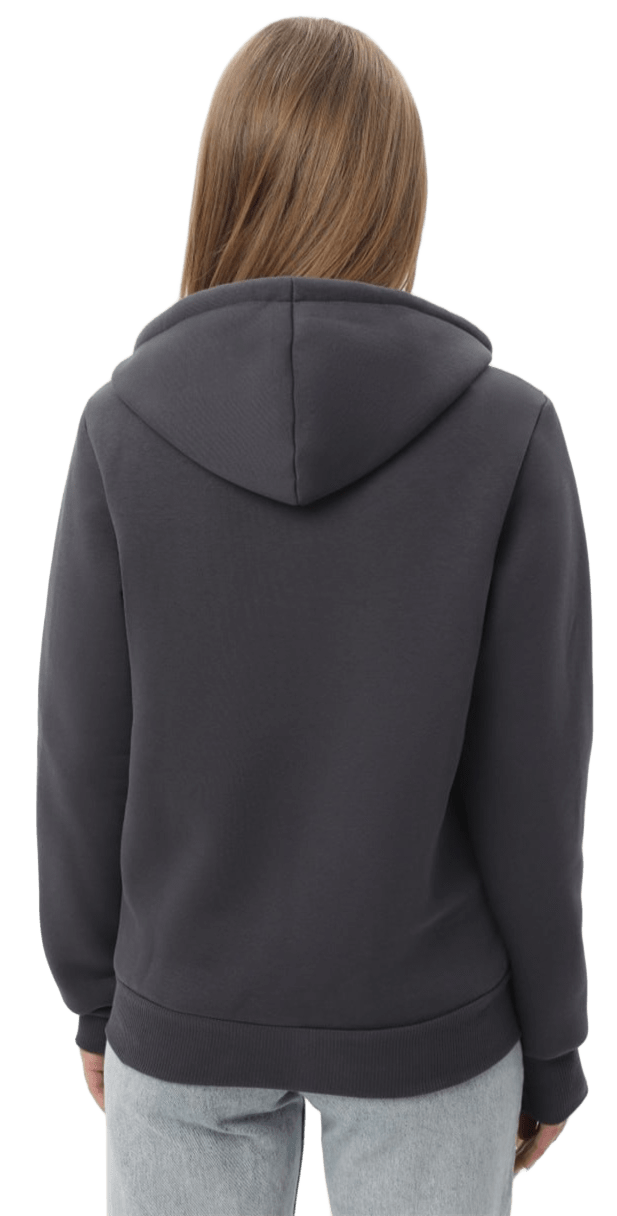 Худи на молнии утепленное женское RAY Basic U0405LW XS темно-серый фото 4