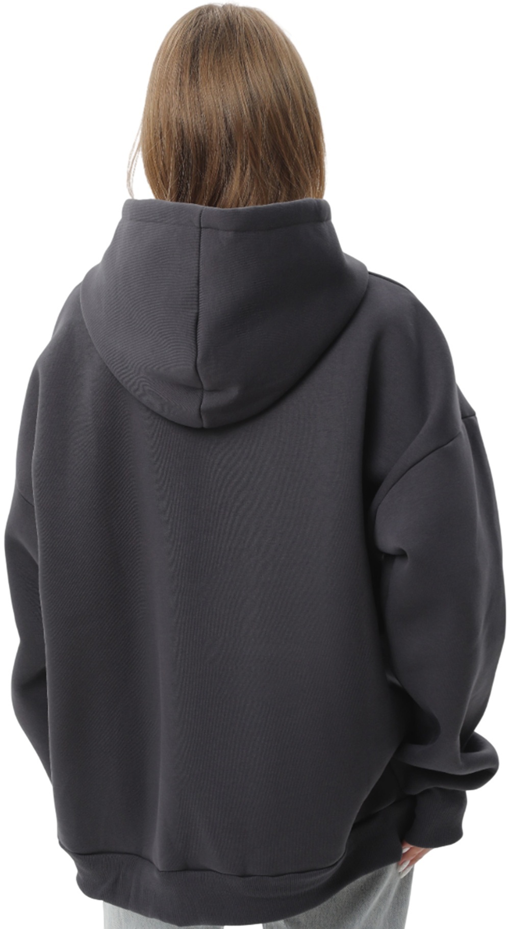 Худи утепленное женское RAY Oversize U0404W L/XL темно-серый фото 2
