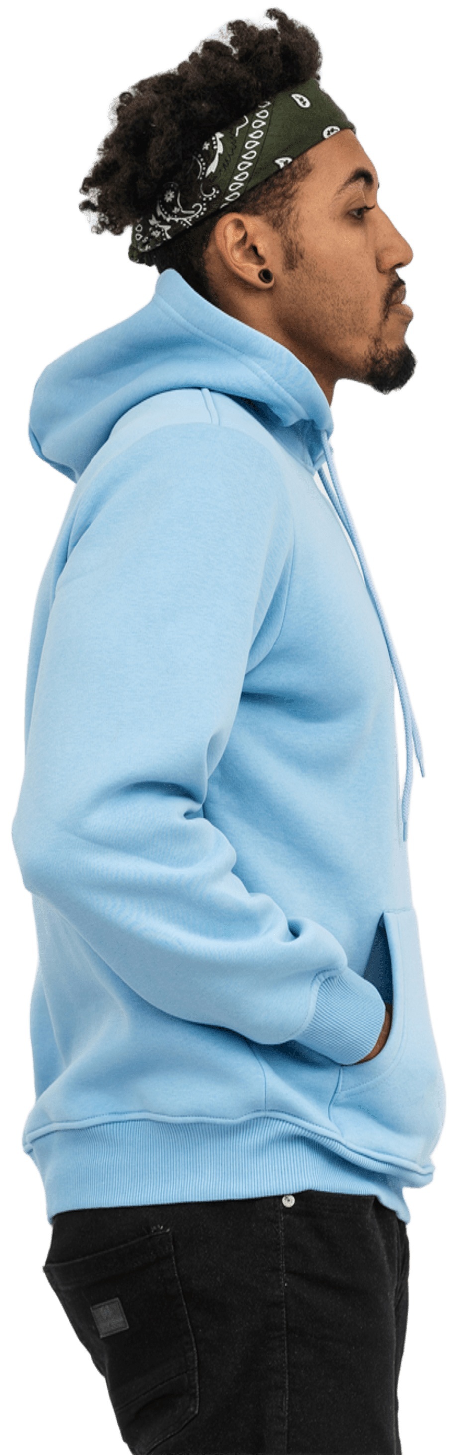 Худи утепленное мужское RAY Basic U0401M 3XL голубой фото 3