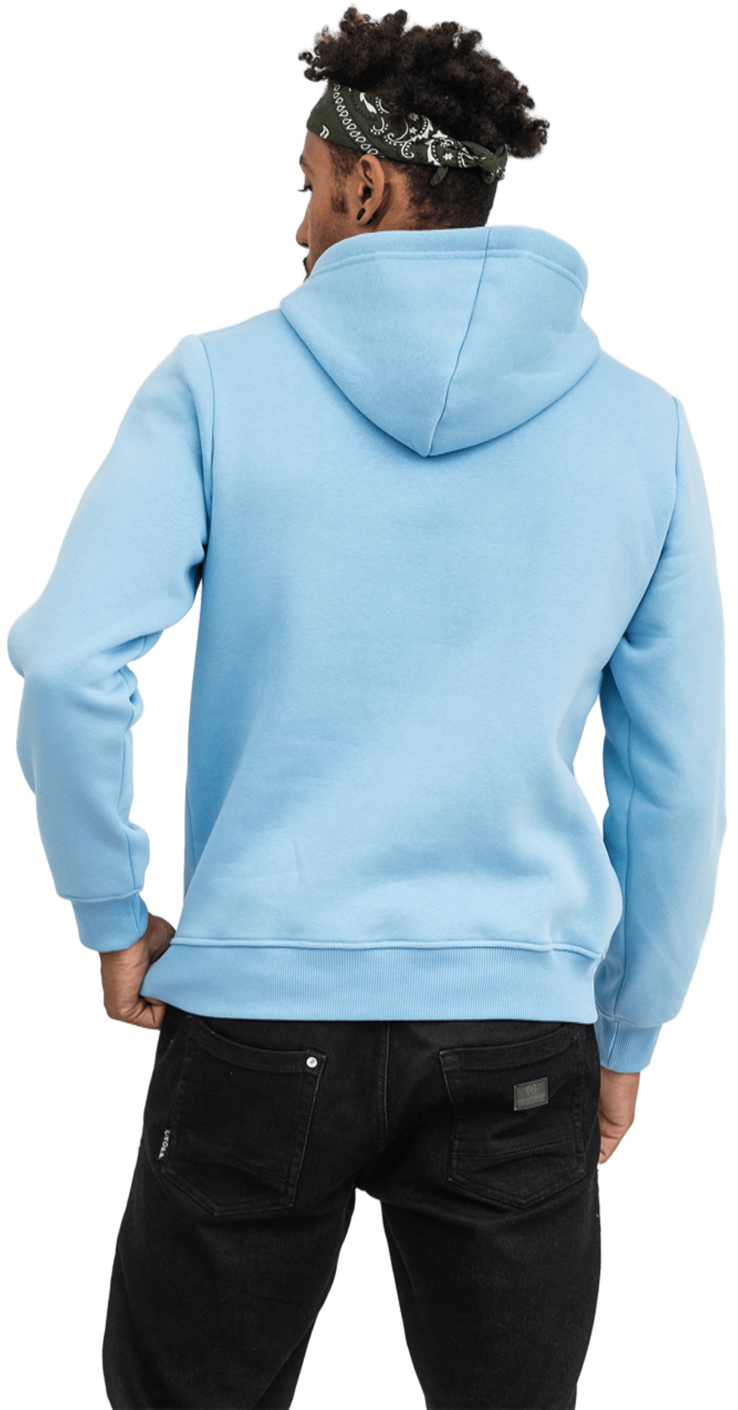 Худи утепленное мужское RAY Basic U0401M 3XL голубой фото 2