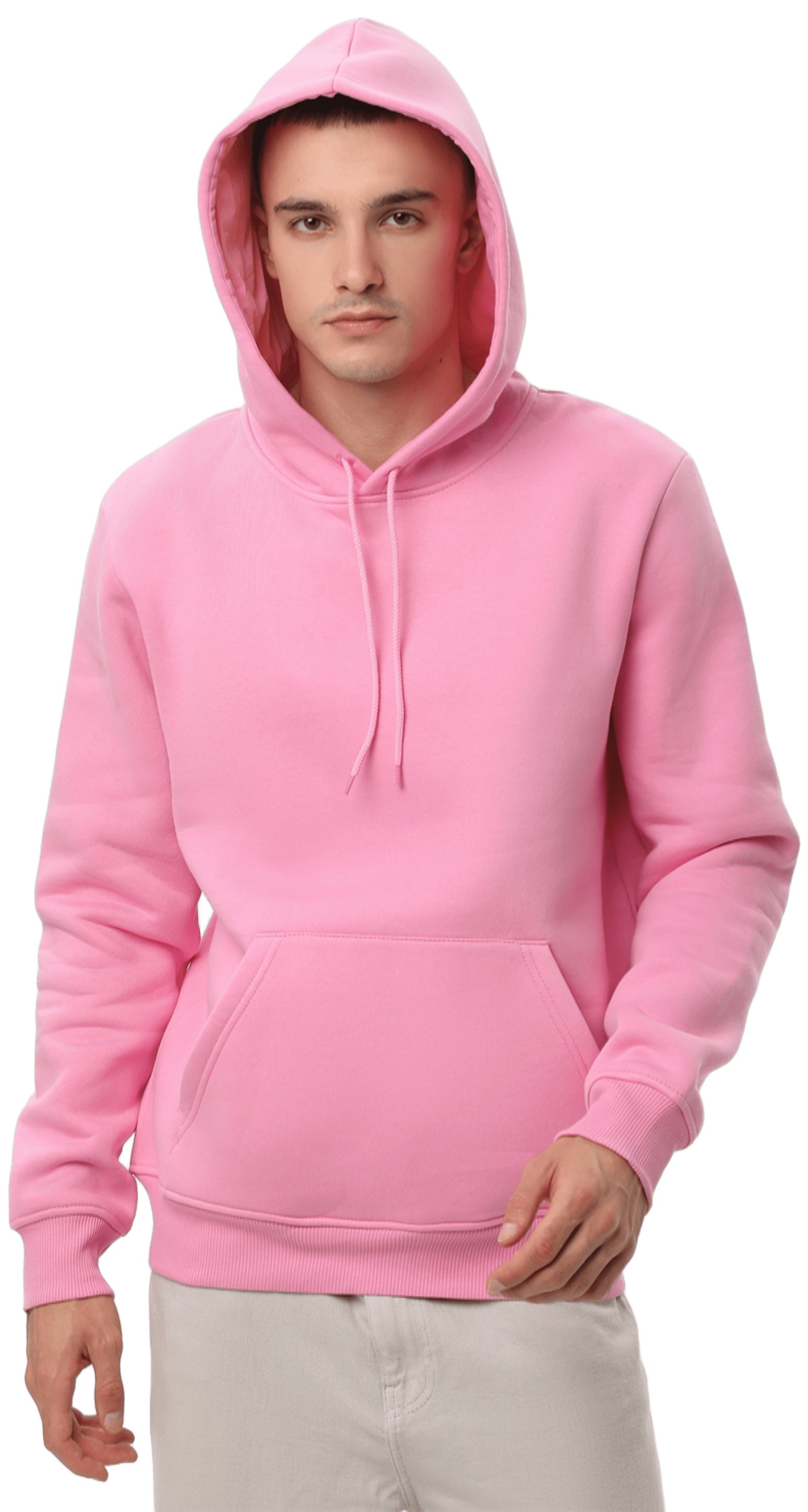 Худи утепленное мужское RAY Basic U0401M S розовый фото 4