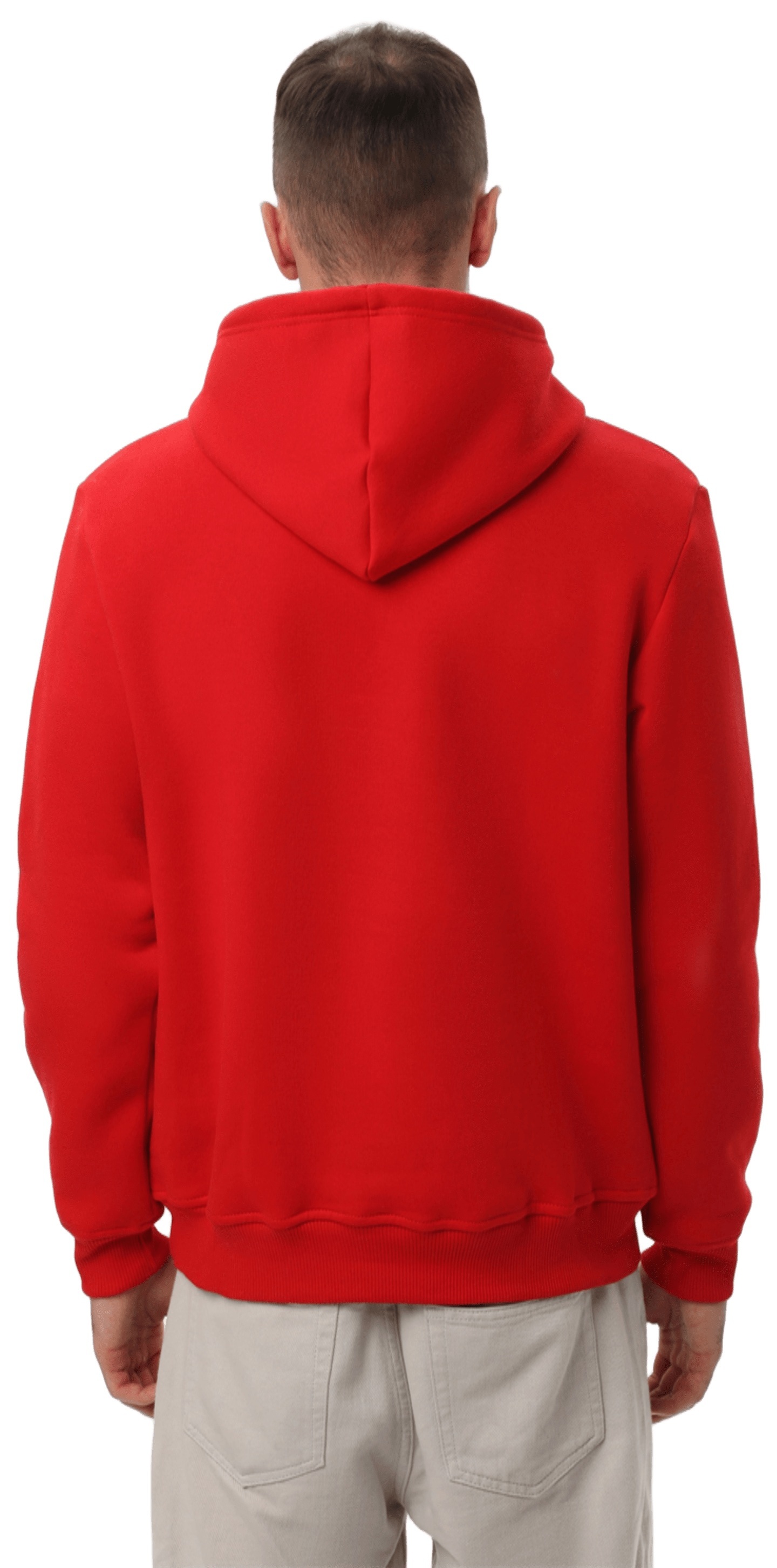 Худи утепленное мужское RAY Basic U0401M XL красное фото 2