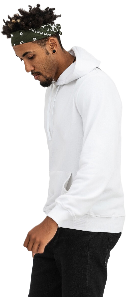 Худи мужское RAY Basic U0402M L белый фото 3