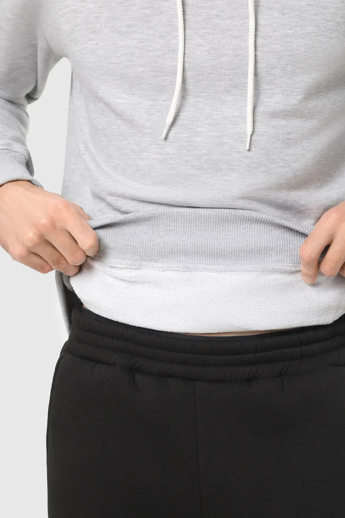 Худі чоловіче RAY Basic U0402M 2XL сірий меланжфото5