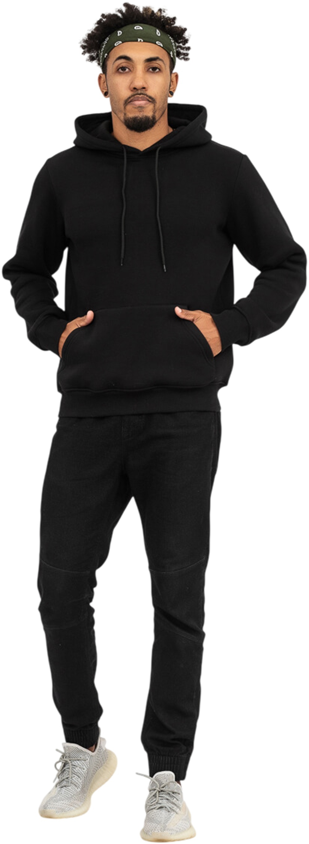 Худи утепленное мужское RAY Basic U0401M S черный фото 4