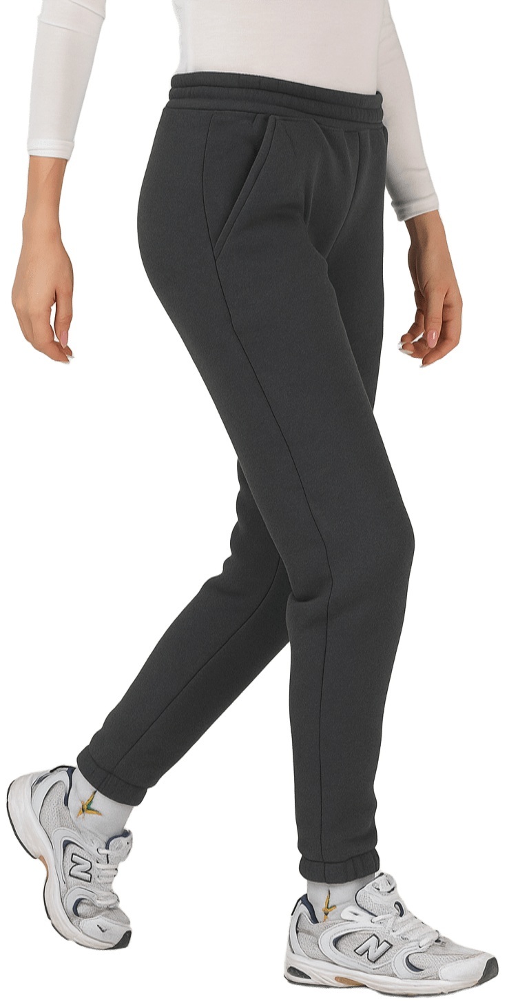 Спортивные брюки утепленные женские RAY Basic U0901W S темно-серый фото 3