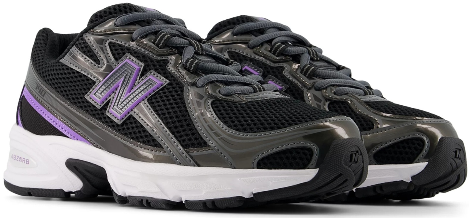 Кроссовки подростковые New Balance 740 G74058I 37 (4,5 US) черные/фиолетовые фото 4