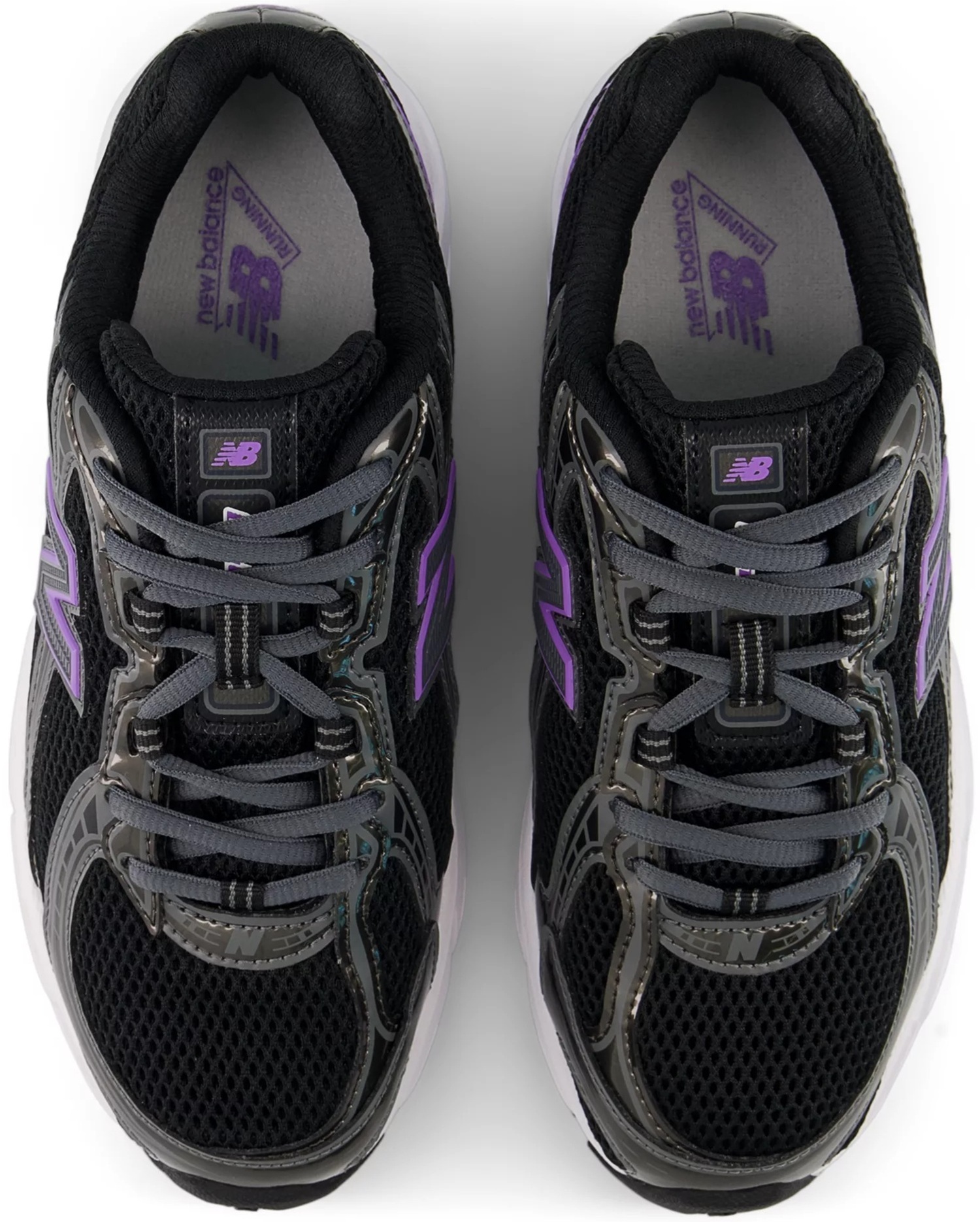 Кроссовки подростковые New Balance 740 G74058I 37 (4,5 US) черные/фиолетовые фото 5