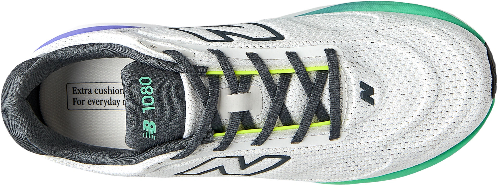 Кроссовки мужские New Balance 1080v15 M10808MP 45 (11 US) белые/зеленые фото 