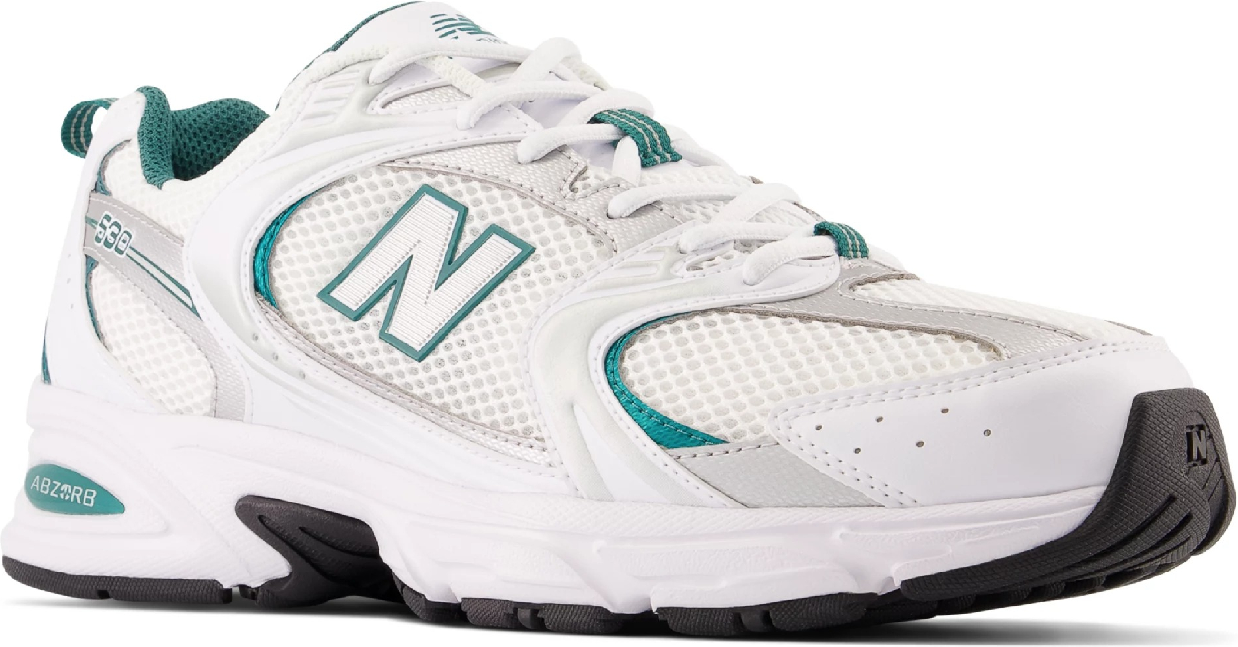 Кроссовки New Balance 530 MR530AB 45 (11 US) белые/зеленые фото 3