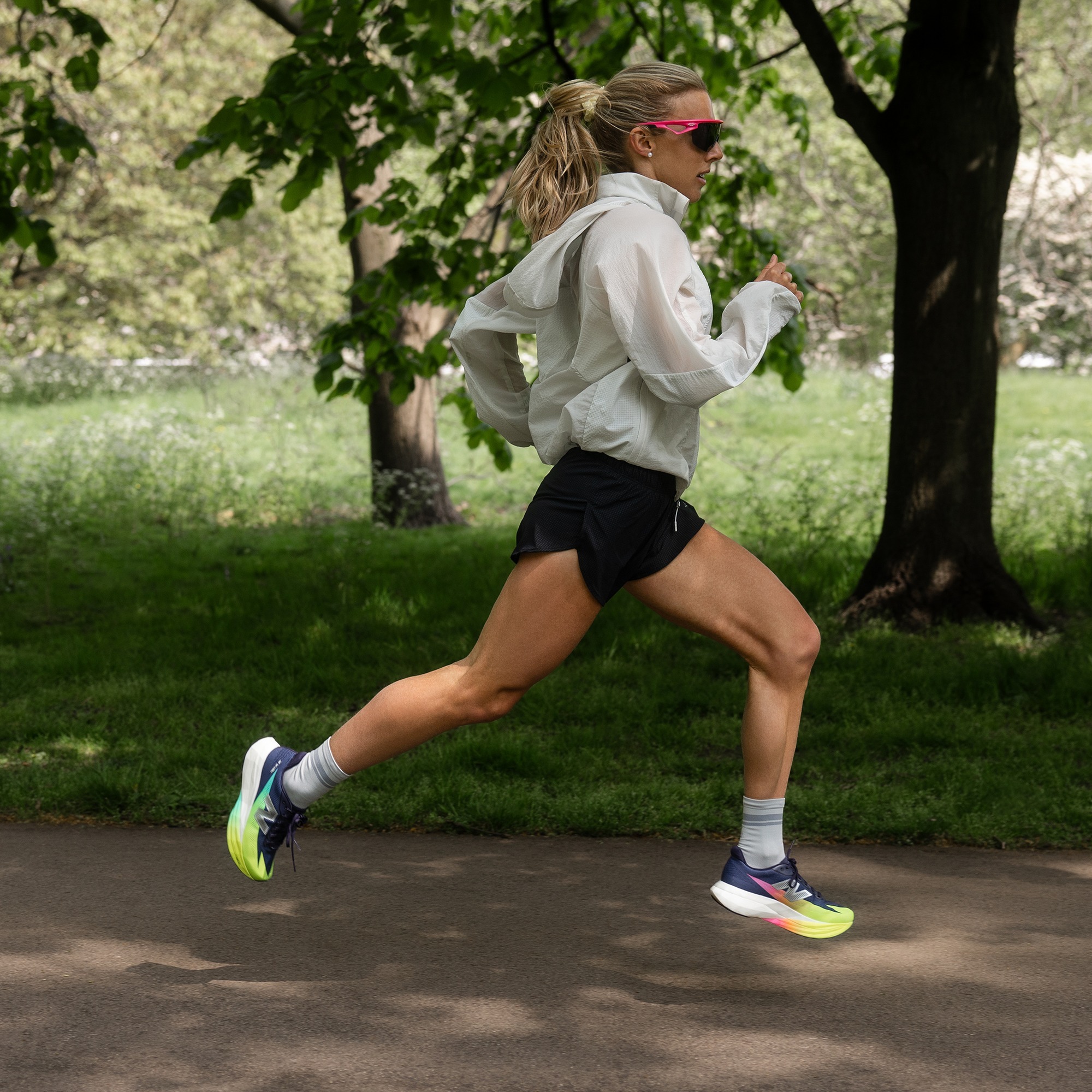 Кроссовки женские New Balance SC Elite v5 WRCEL7UH 39 (8 US) сине-зеленые фото 