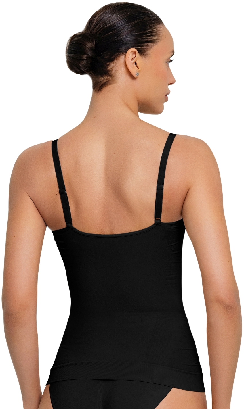 Майка з легкою корекцією Giulia 7547 Cami Shapewear L/XL чорнийфото